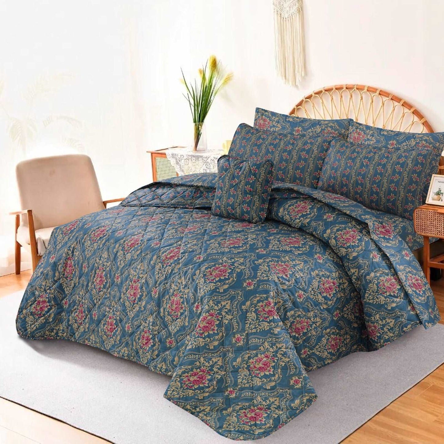 7 Pieces Comforter Set For Summer - Scented Whiispers