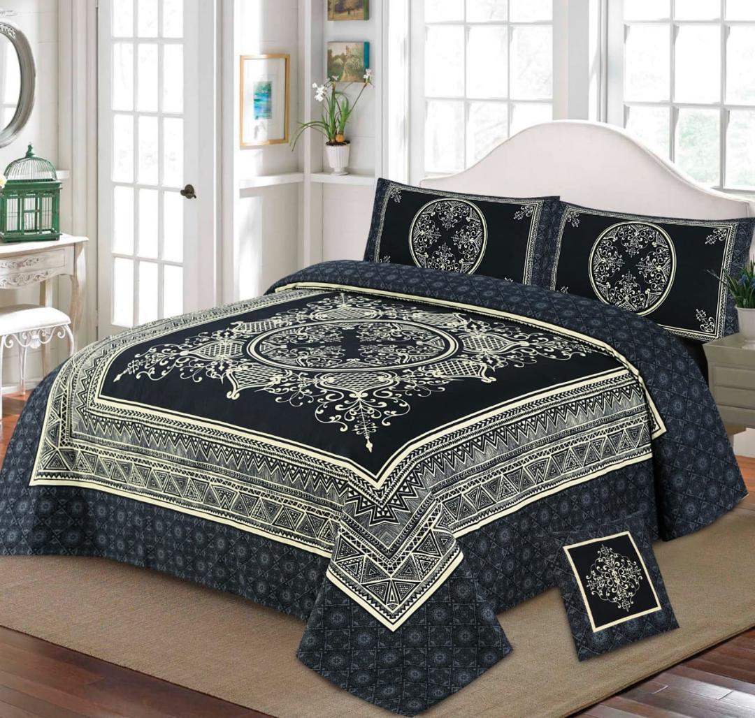 4pcs Bed Sheet Digital Print - Scented Whiispers