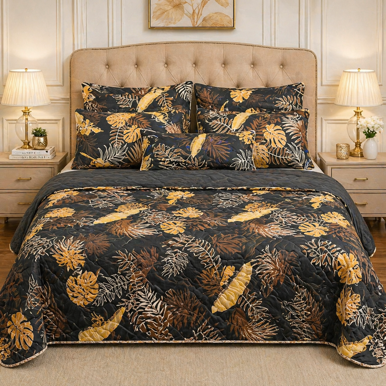 6pcs Comforter Set (Pure Cotton Stuff)