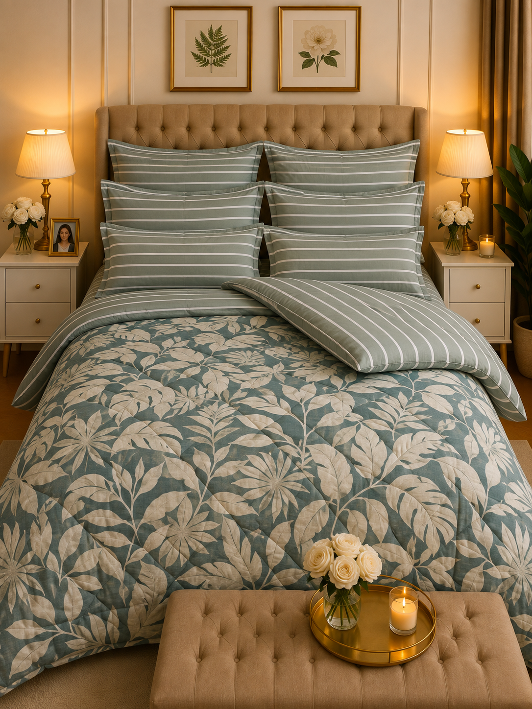 6pcs Premium Pure Cotton Quilt Collection