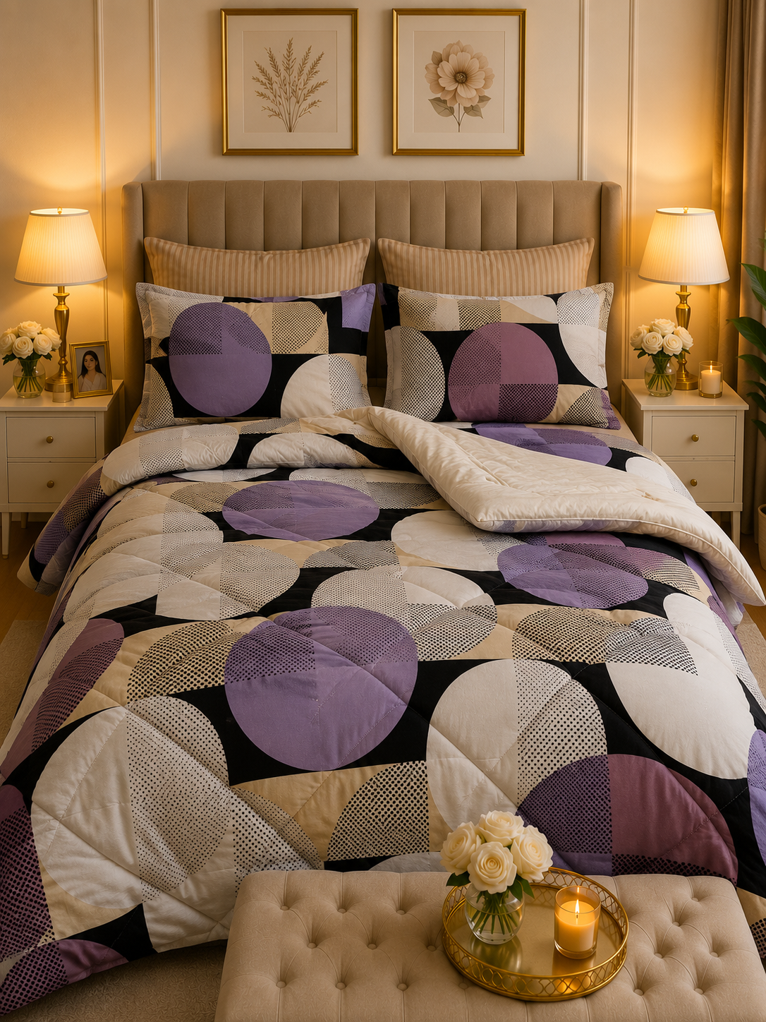 6pcs Premium Pure Cotton Quilt Collection