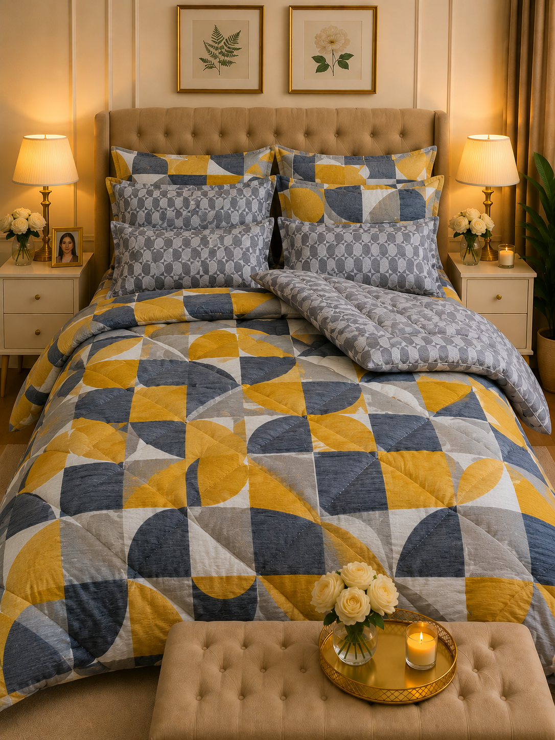 6pcs Premium Pure Cotton Quilt Collection