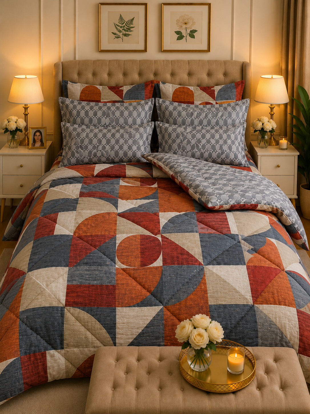 6pcs Premium Pure Cotton Quilt Collection