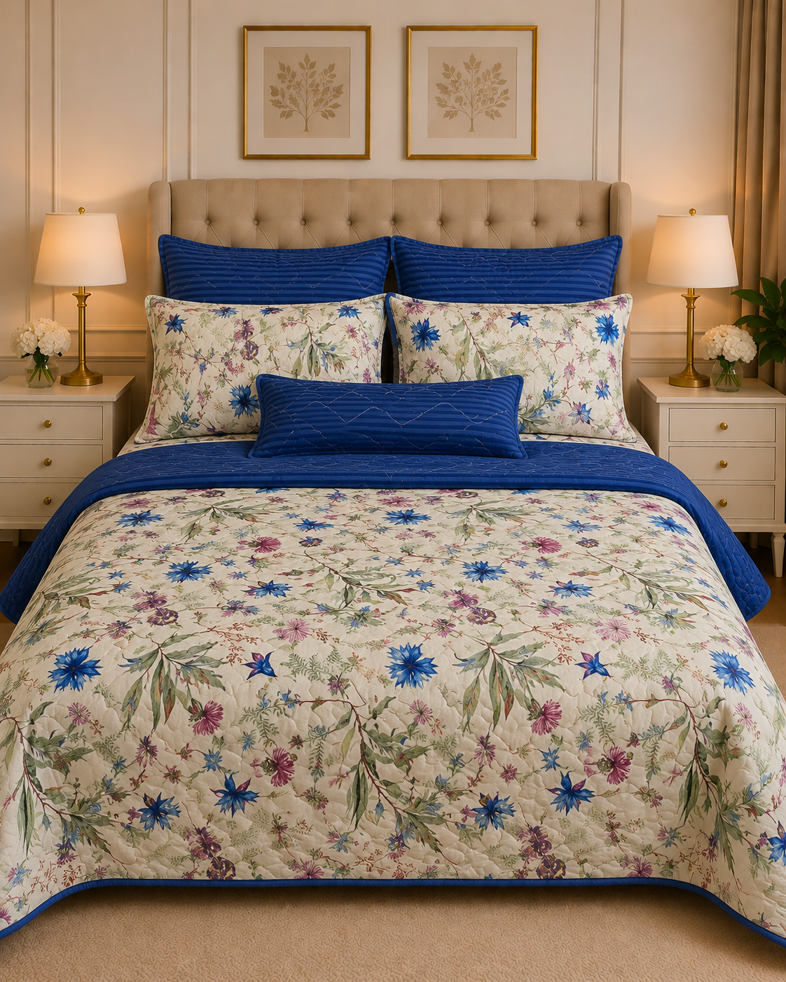 6pcs Comforter Set (Pure Cotton Stuff) (Copy)
