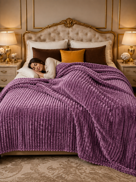 Ultra Soft Embossed Fleece Blanket