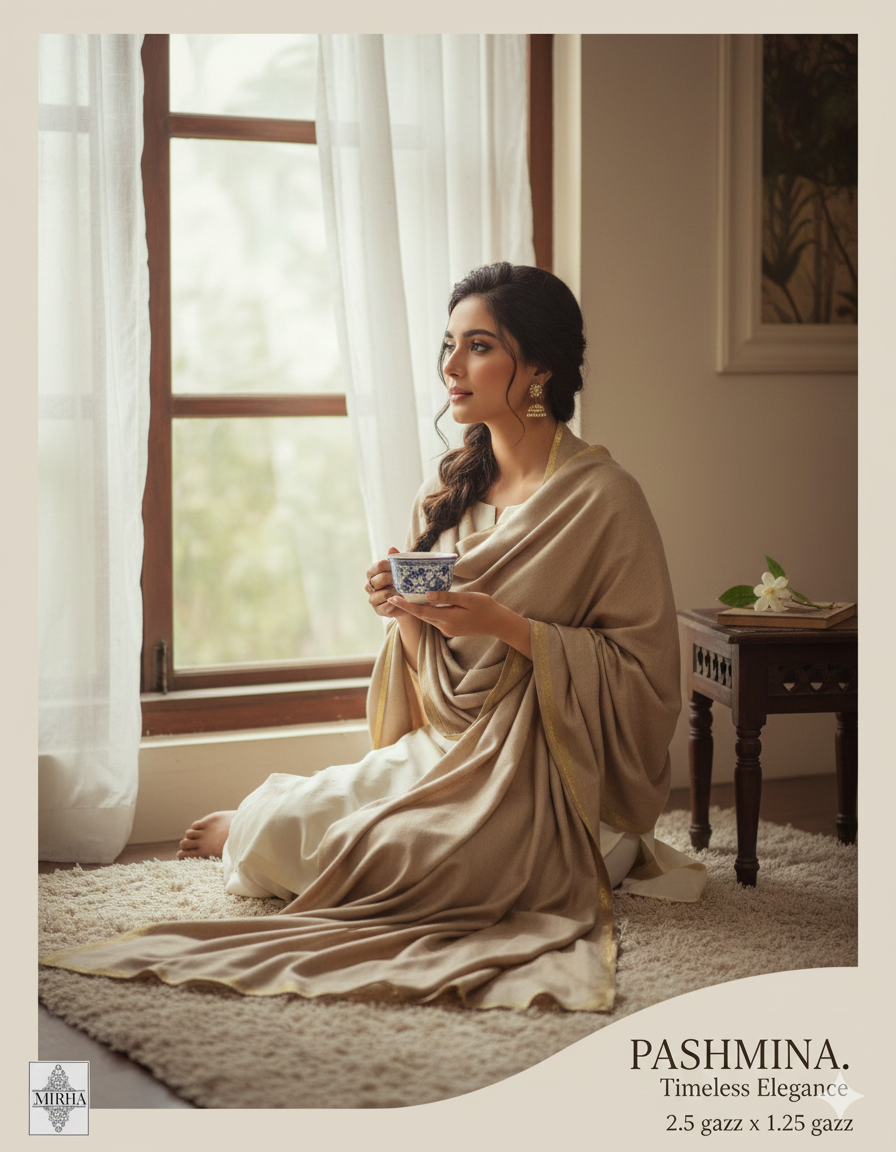 Ladies pashmina Wool Shawl