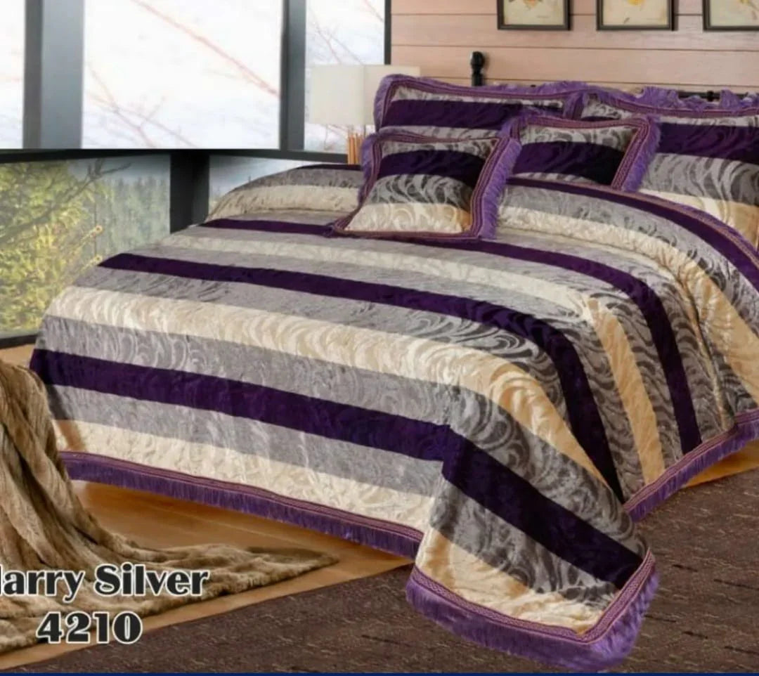 5pcs Bed Spread (Jacquard) - Scented Whiispers