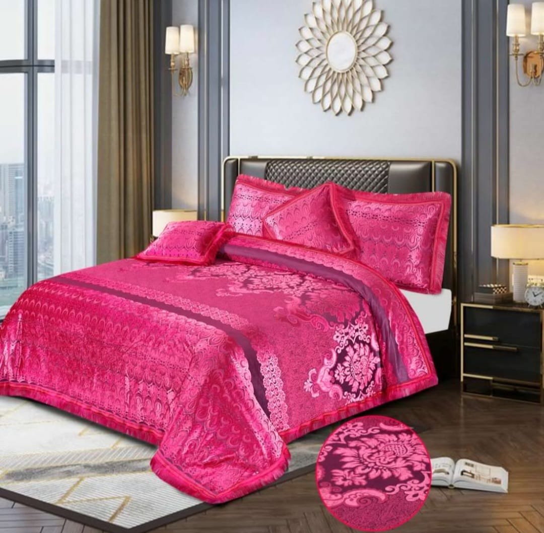 5pcs Bed Spread (Jacquard) - Scented Whiispers