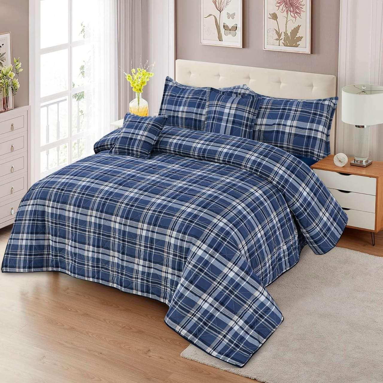 5pcs Bed Spread Organic Cotton Jacquard - Scented Whiispers