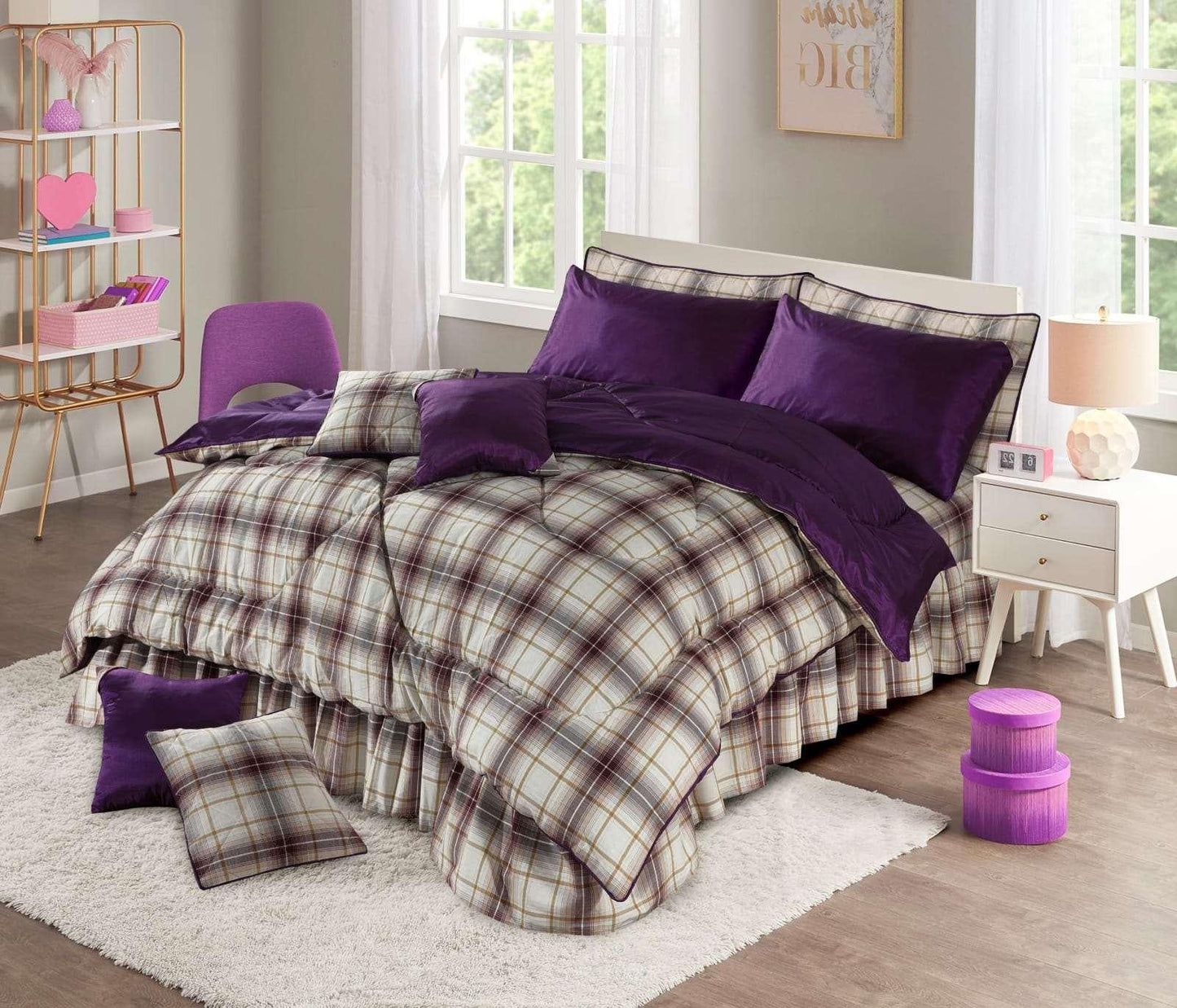 10Pcs Bridal Set Organic Cotton Jacquard - Scented Whiispers