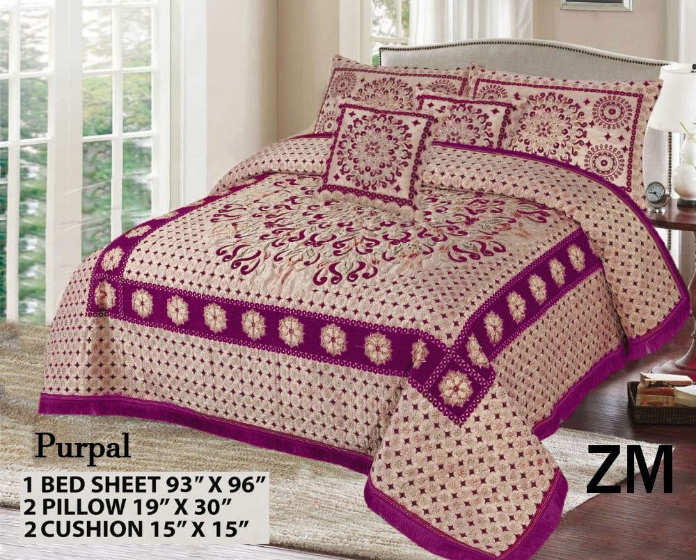 5pcs Bed Spread (Jacquard) - Scented Whiispers