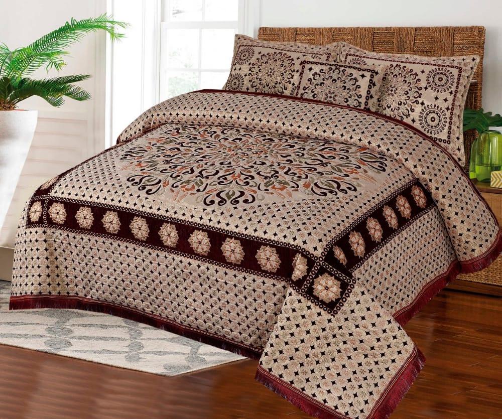 5pcs Bed Spread (Jacquard) - Scented Whiispers