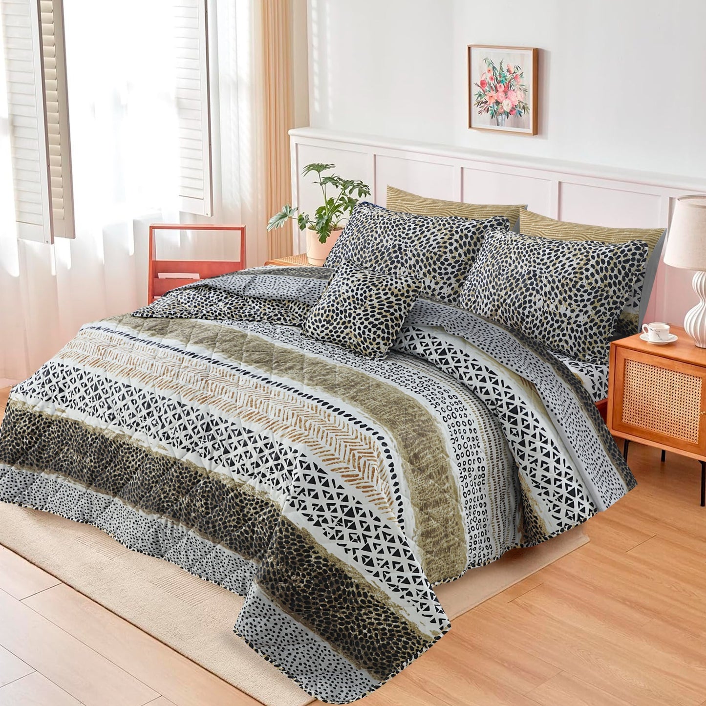 7 Pieces Comforter Set For Summer - Scented Whiispers