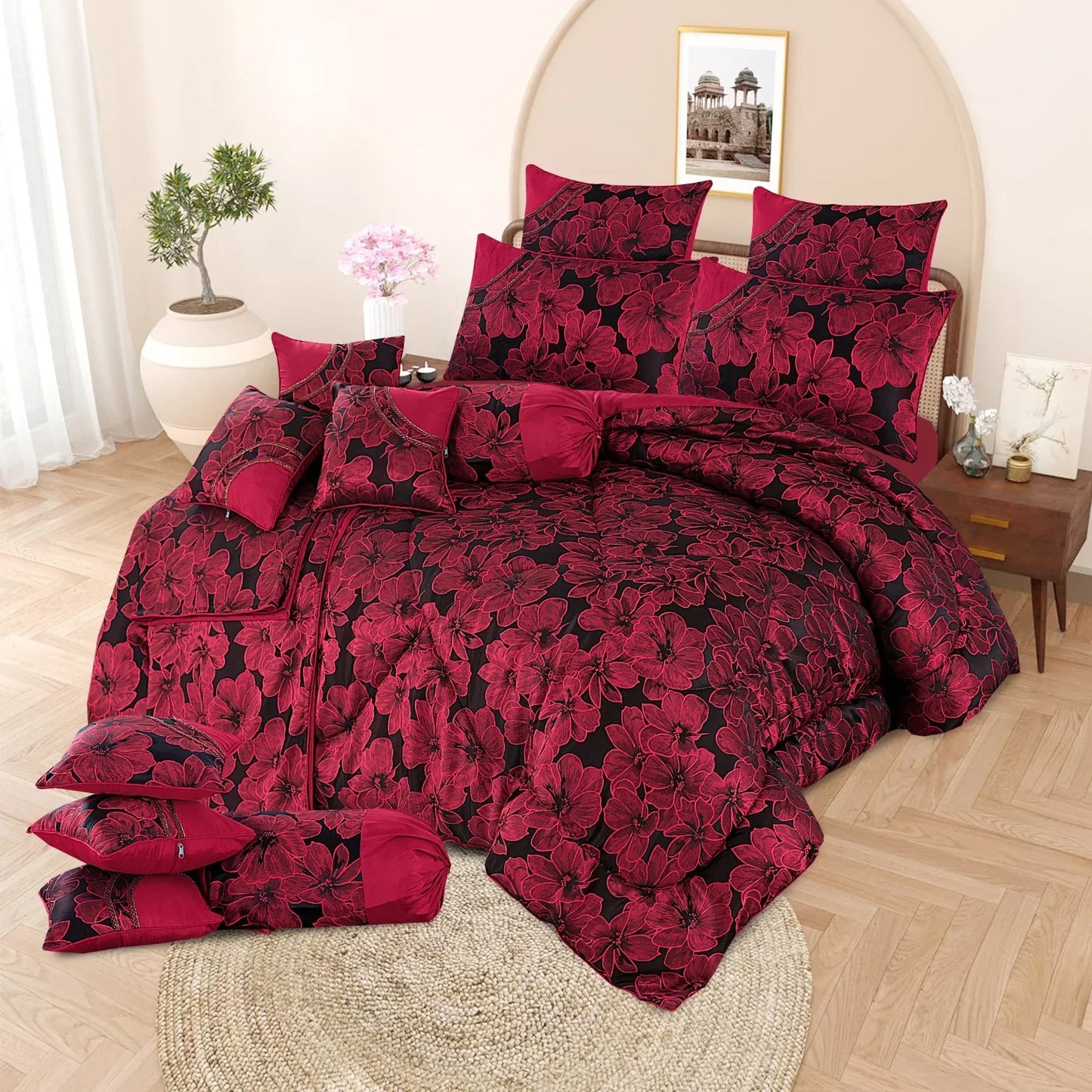 14Pcs Bridal Set Shangai Jacquard Set - Scented Whiispers