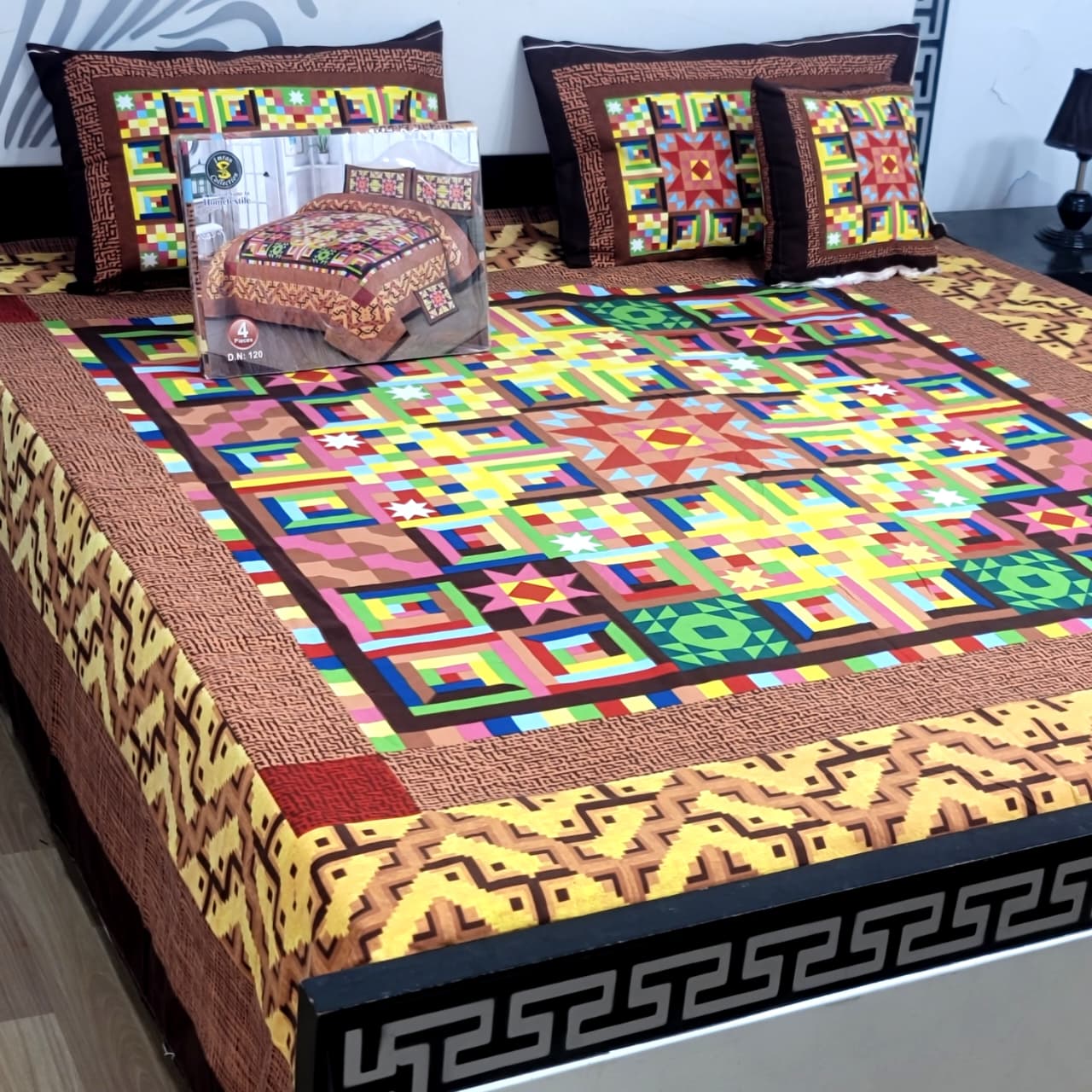 4pcs Bed Sheet Digital Print