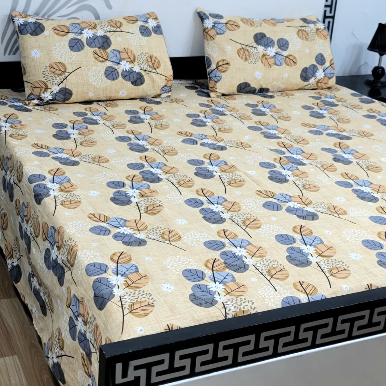 3pcs Bed Sheet Crystal Cotton