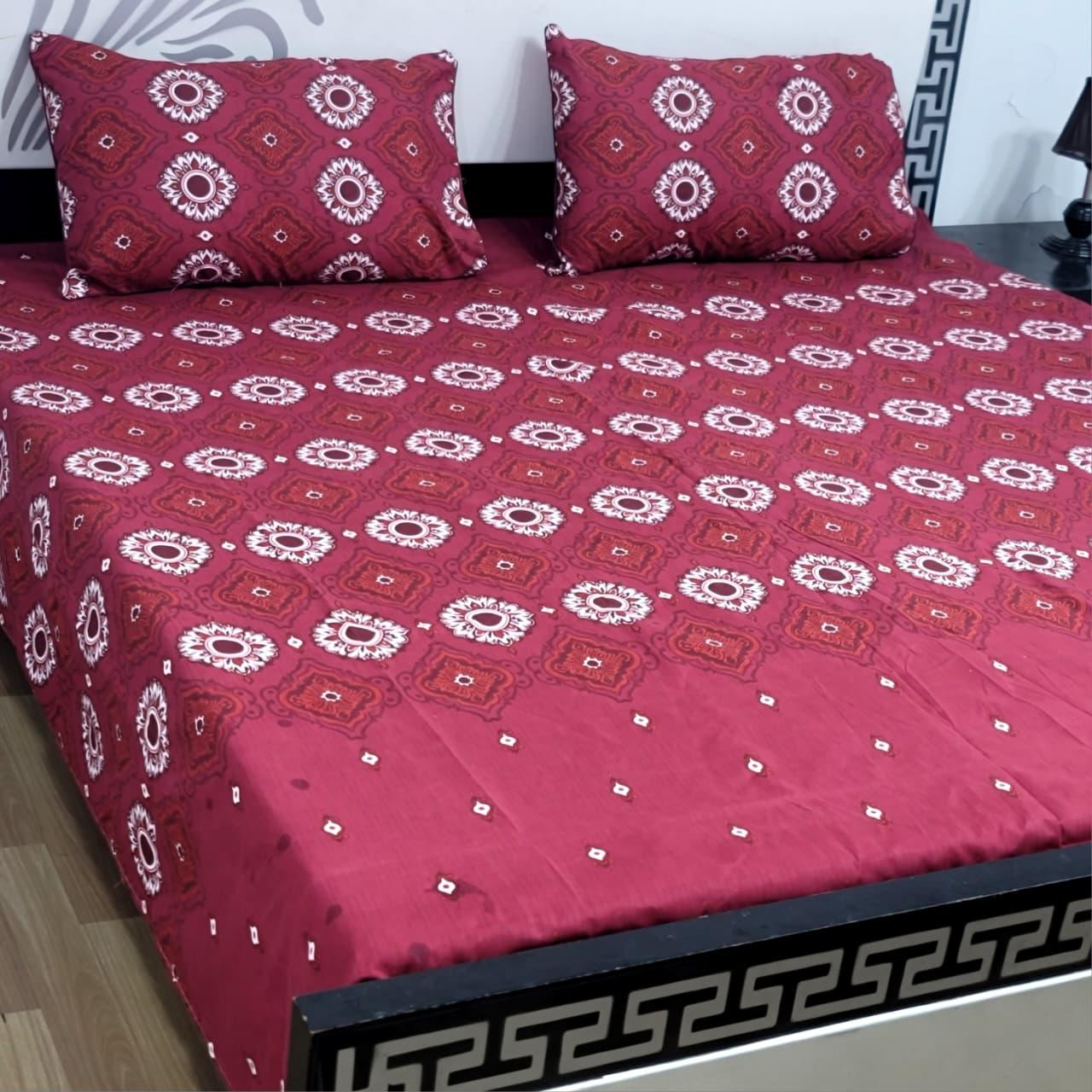 3pcs Bed Sheet Crystal Cotton
