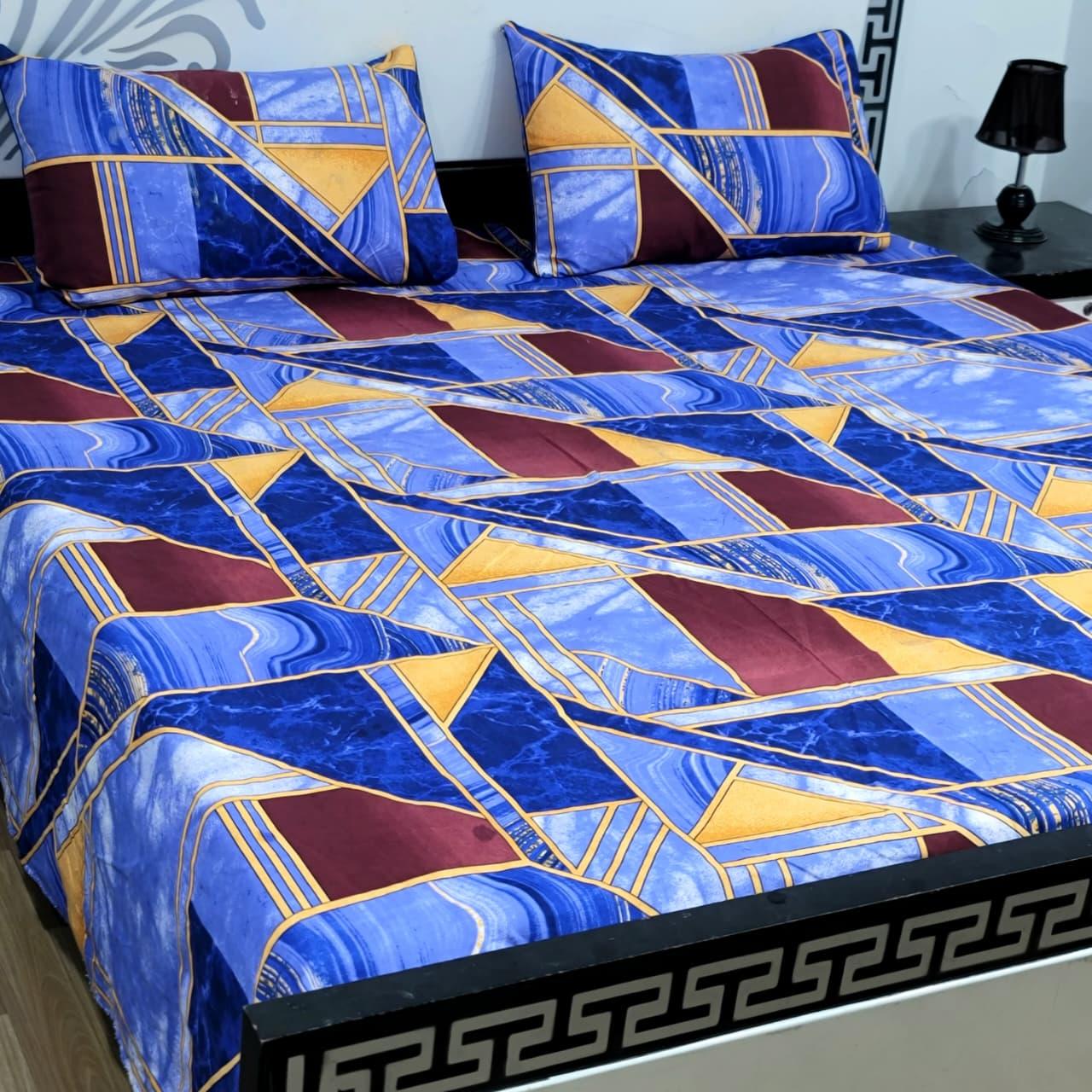 3pcs Bed Sheet Crystal Cotton
