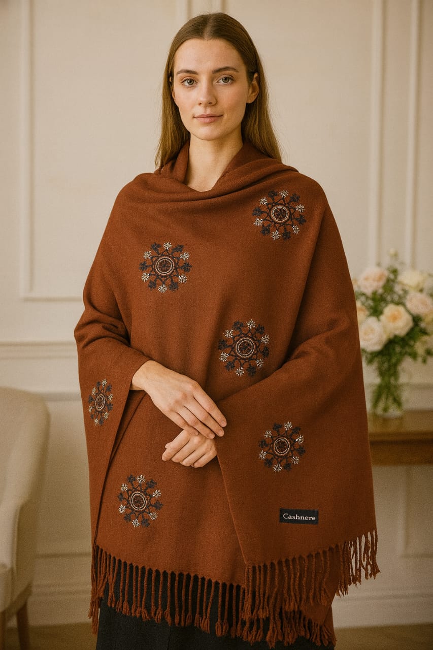 Ladies Cashmere Wool Shawl