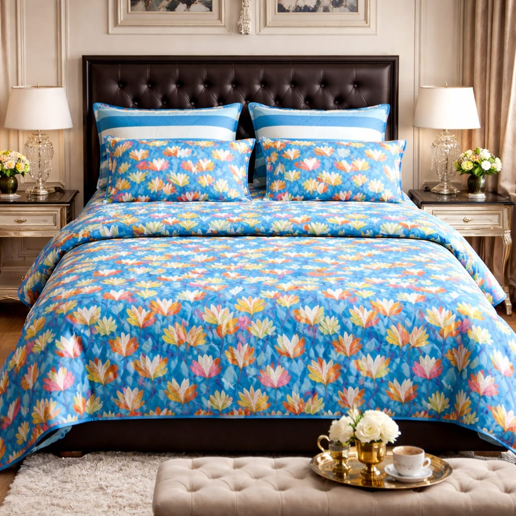 6pcs Comforter Set (Pure Cotton Stuff)