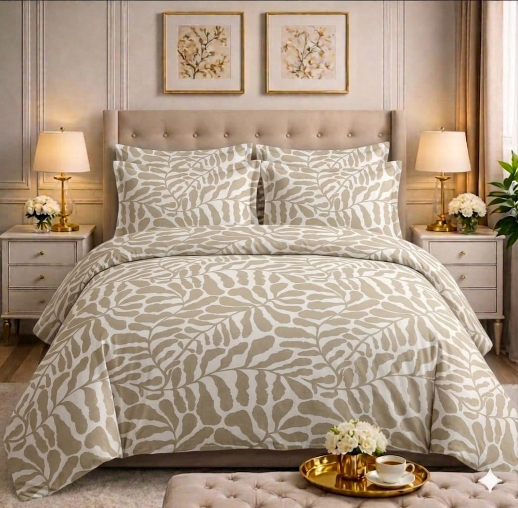 6pcs Comforter Set (Pure Cotton Stuff)