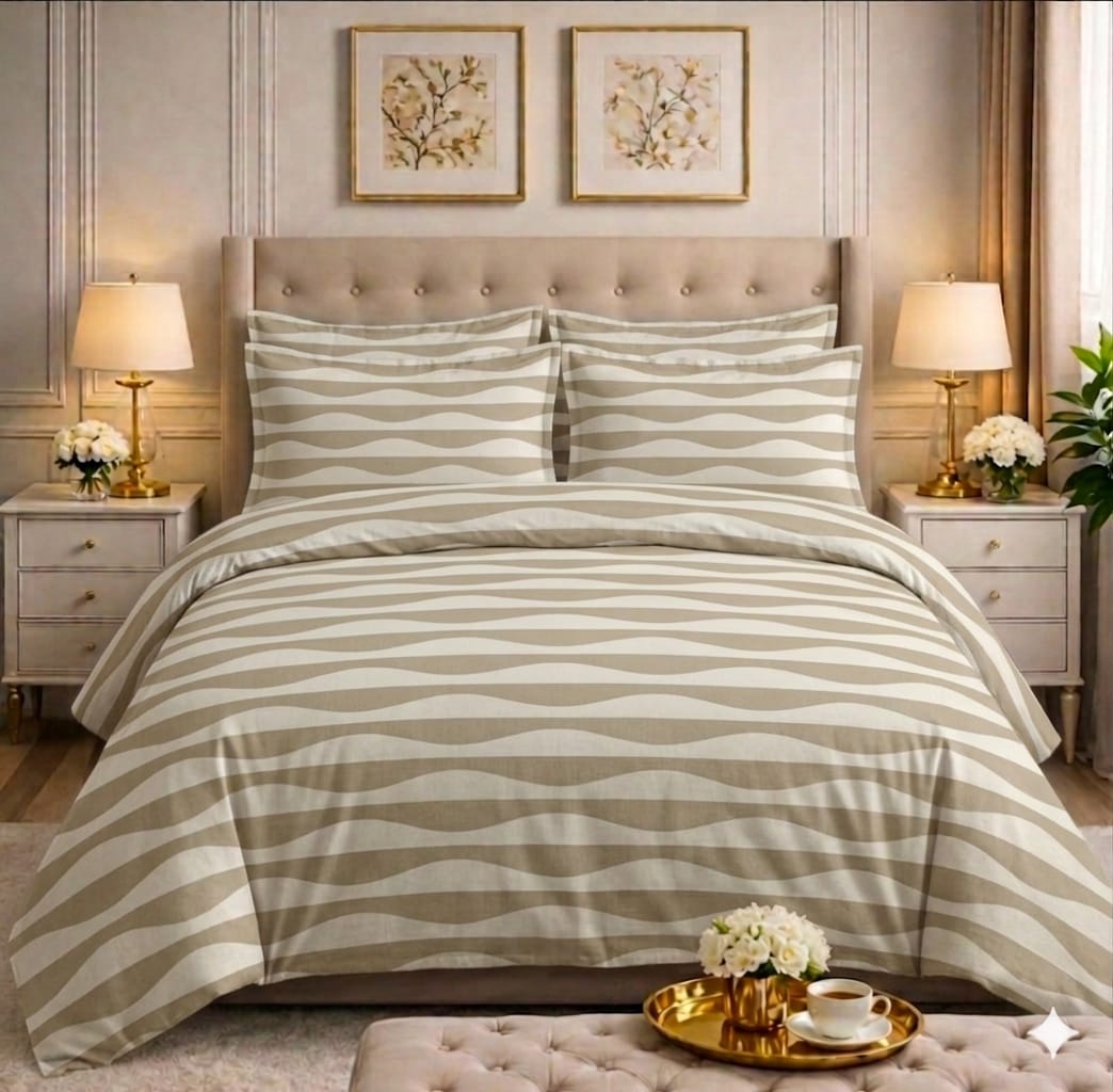 6pcs Comforter Set (Pure Cotton Stuff)