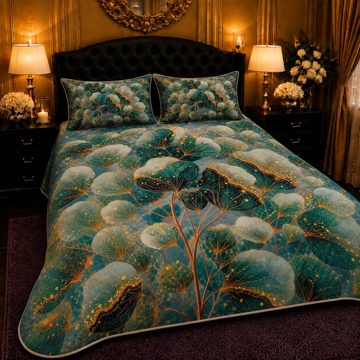3PCS Crystal Cotton Digital Bed Sheet Collection