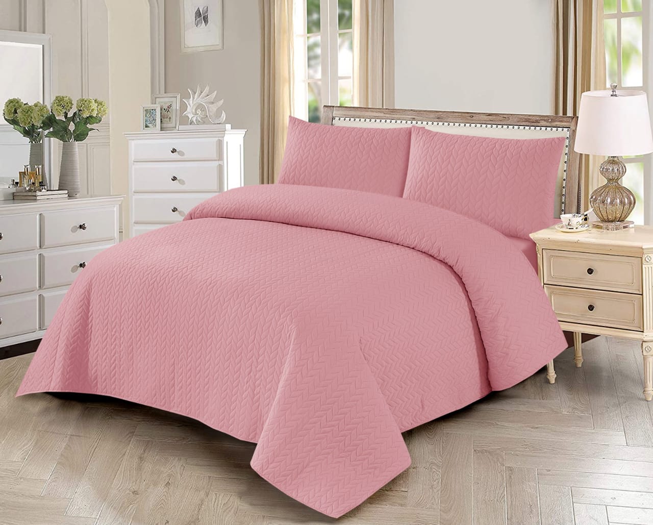 4pcs Bed Sheet Digital Print - Scented Whiispers