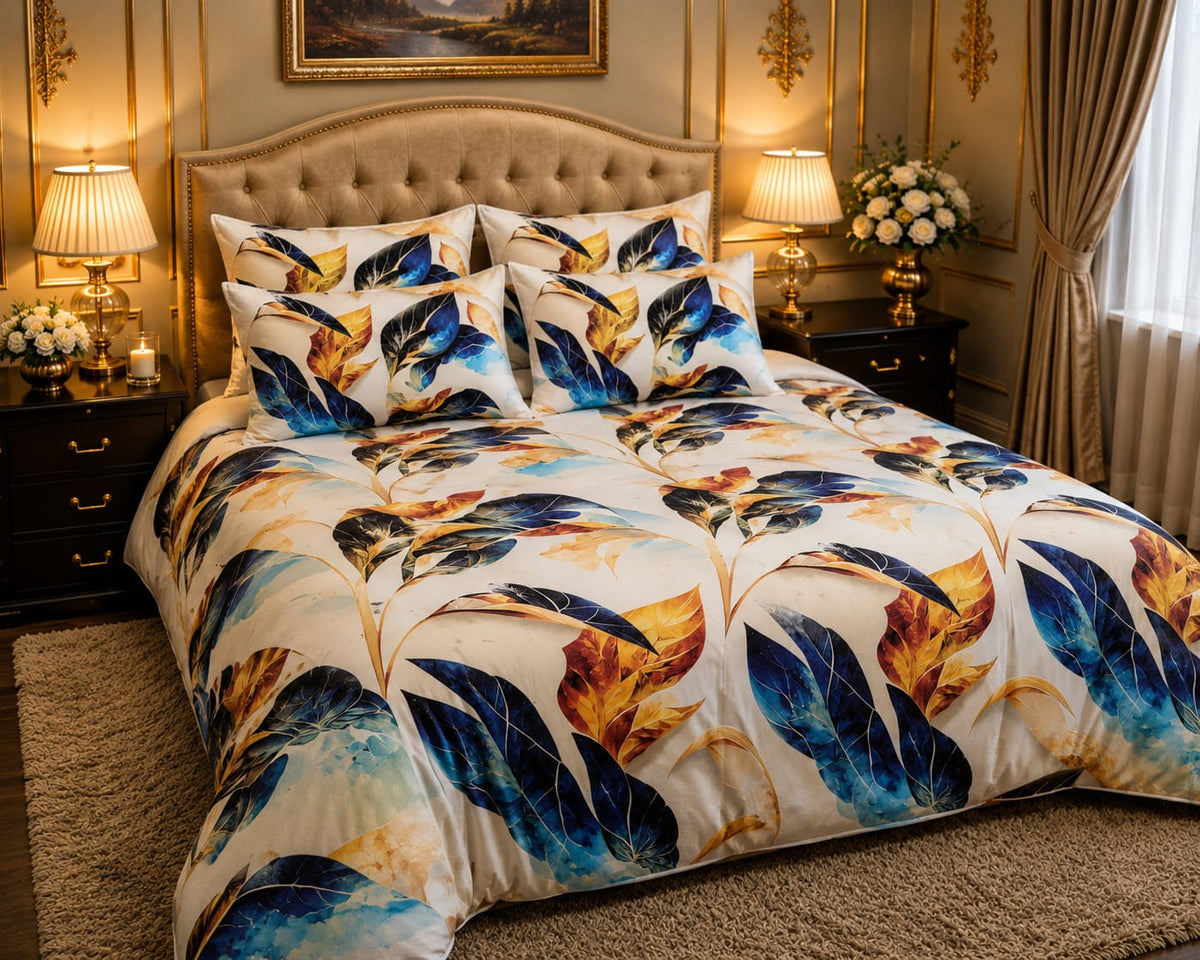 3pcs Digital Print Bed Sheet Sets