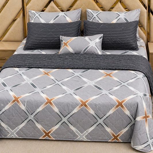 6pcs Comforter Set (Pure Cotton Stuff)