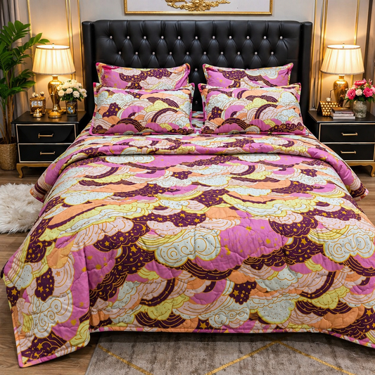 6pcs Comforter Set (Pure Cotton Stuff)