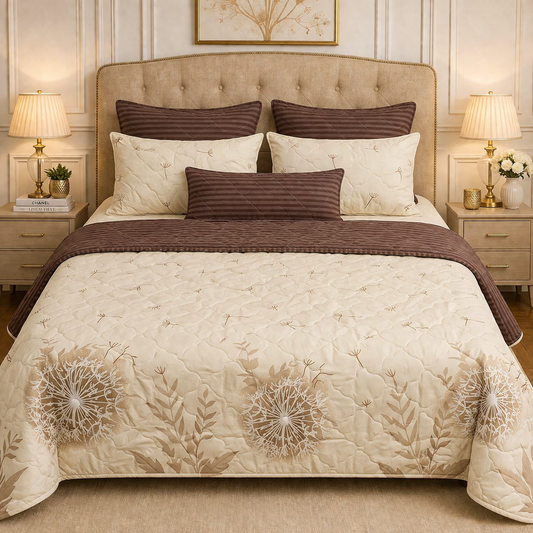 6pcs Comforter Set (Pure Cotton Stuff)