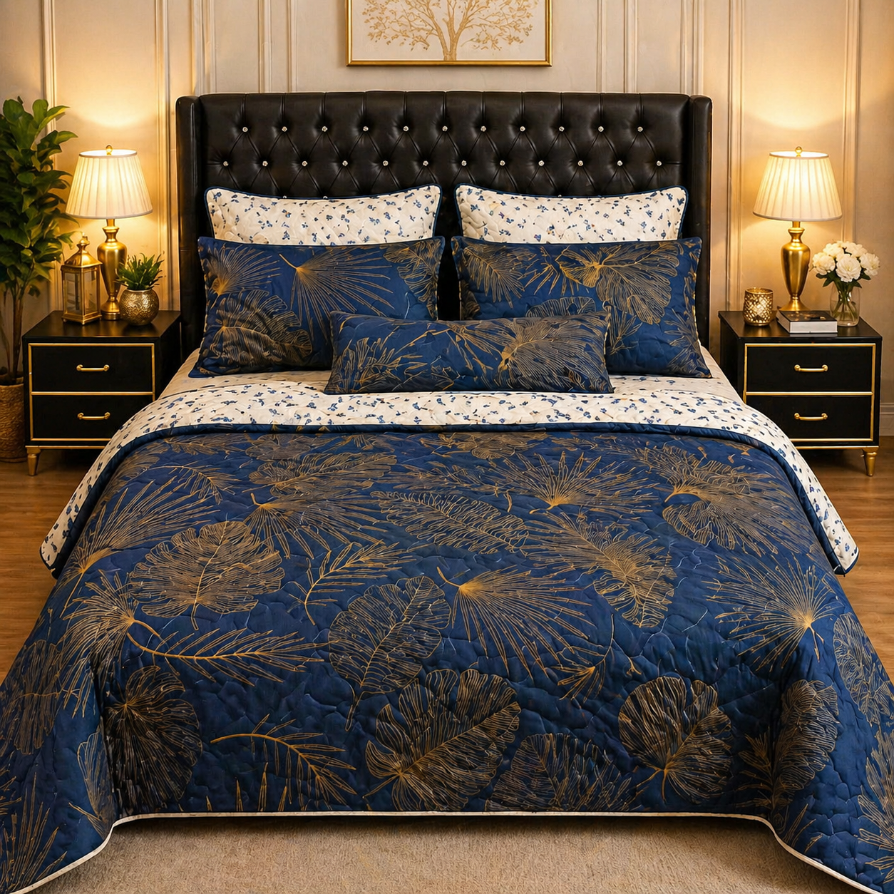 6pcs Comforter Set (Pure Cotton Stuff)