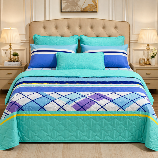6pcs Comforter Set (Pure cotton)