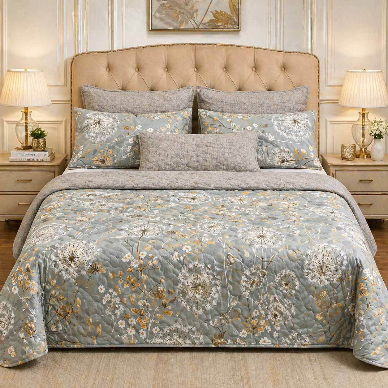 6pcs Comforter Set (Pure Cotton)
