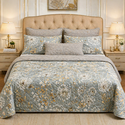 6pcs Comforter Set (Pure Cotton)