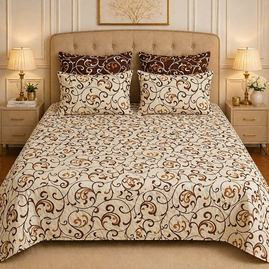 5pcs bed sheets (bed sheet+4pillow case)