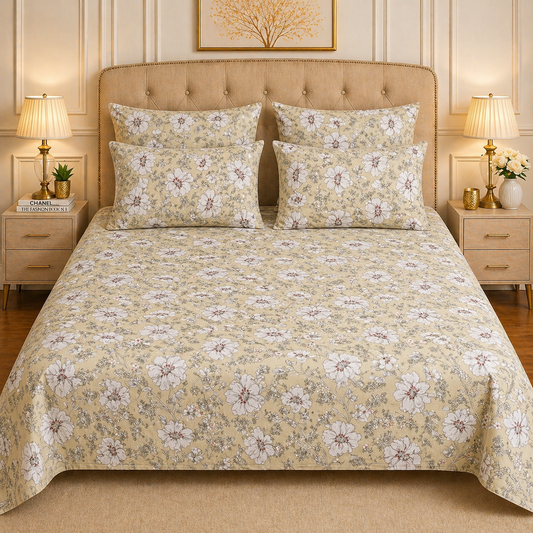 5pcs bed sheets (bed sheet+4pillow case)