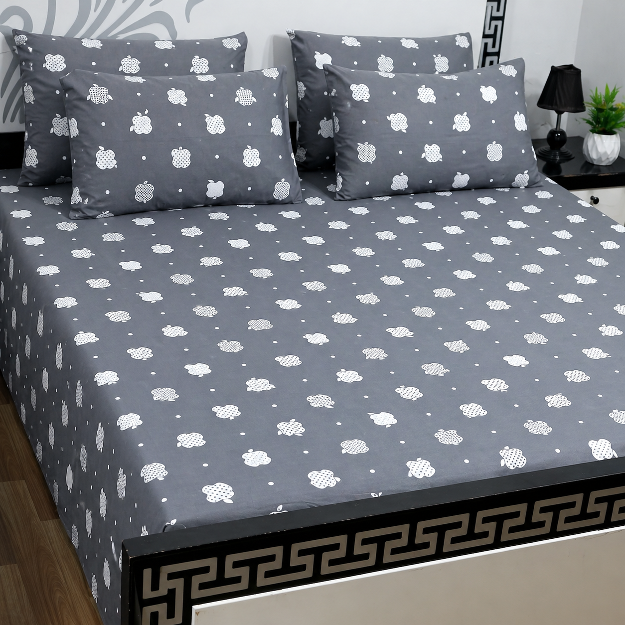 5pcs bed sheets (bed sheet+4pillow case)