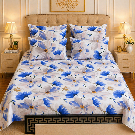 5pcs bed sheets (bed sheet+4pillow case)