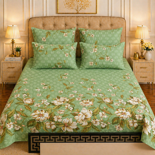 5pcs bed sheets (bed sheet+4pillow case)