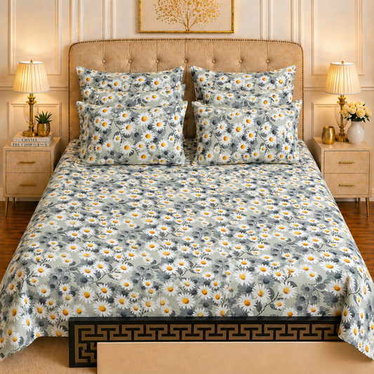 5pcs bed sheets (bed sheet+4pillow case)