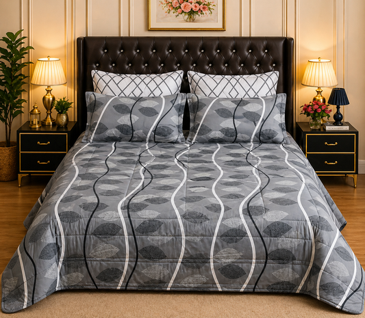 6pcs Comforter Set (Pure Cotton Stuff)