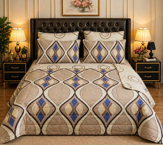 6pcs Comforter Set (Pure Cotton Stuff)