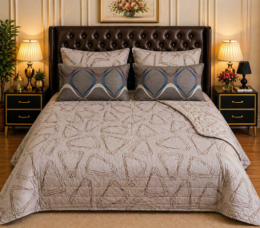 6pcs Comforter Set (Pure Cotton Stuff)