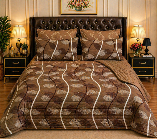 6pcs Comforter Set (Pure Cotton Stuff)