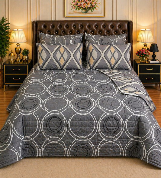 6pcs Comforter Set (Pure Cotton Stuff)
