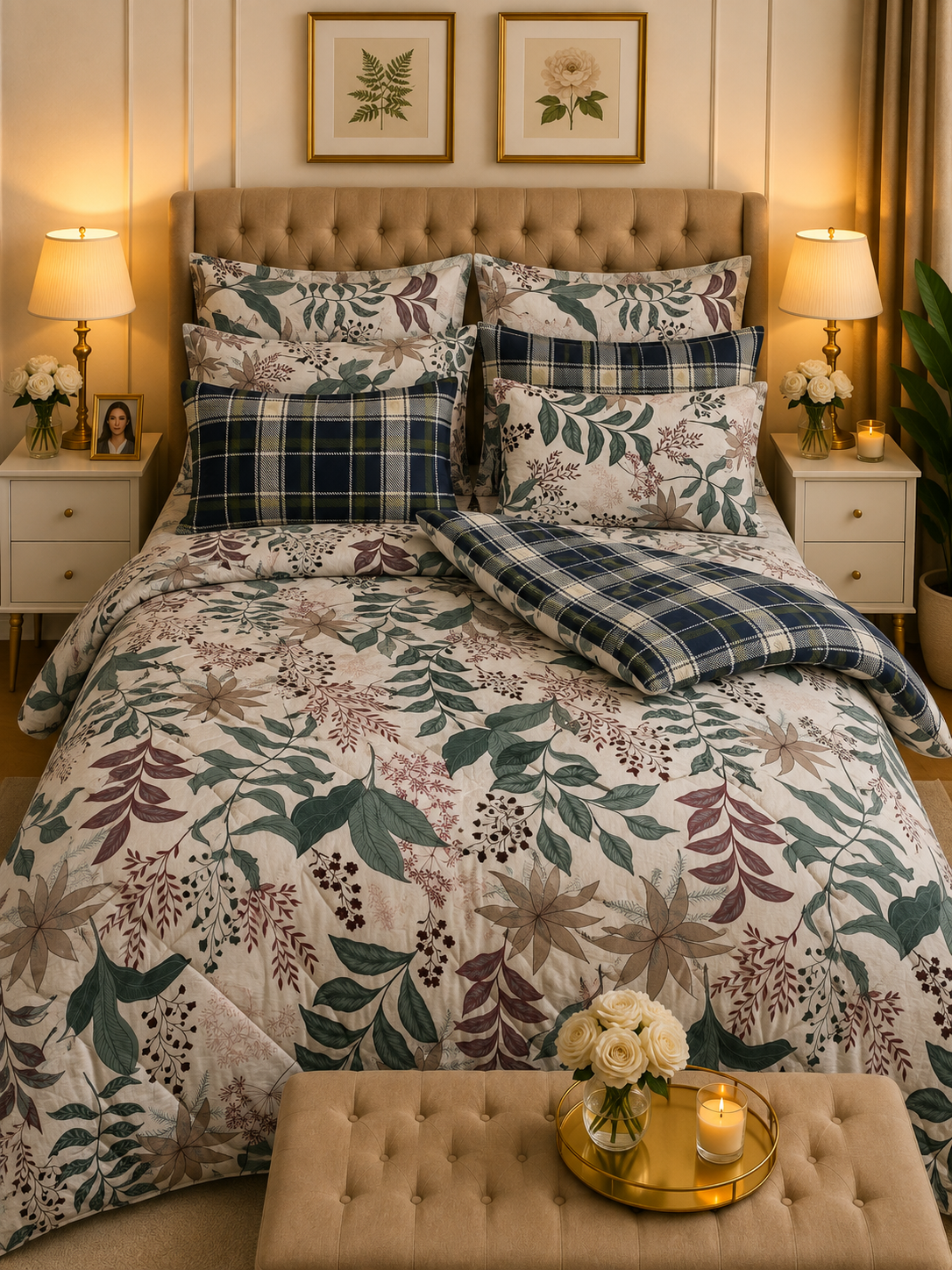 6pcs Premium Pure Cotton Quilt Collection