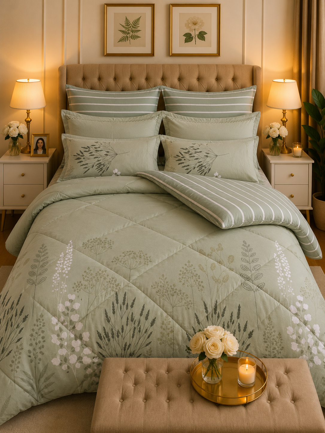 6pcs Premium Pure Cotton Quilt Collection