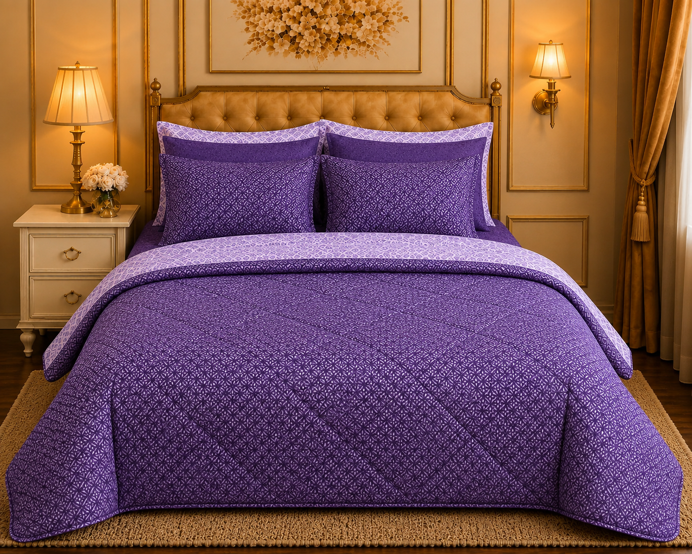 6pcs Premium Pure Cotton Quilt Collection